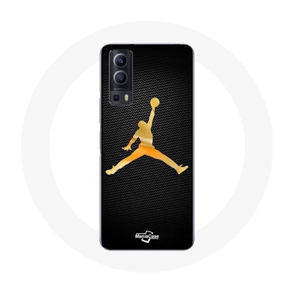 Coque - Maniacase - Vivo Y72 - Souple - Jaune - Logotyp Michael Jordan Gul