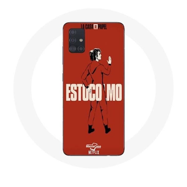 Coque för samsung galaxy A71 La Casa De Papel Estocolmo teckning