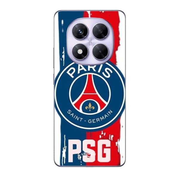 Coque - Maniacase - Xiaomi Redmi Note 14 Pro 5G - Blå - Paris Saint Germain-logotyp - Mjuk