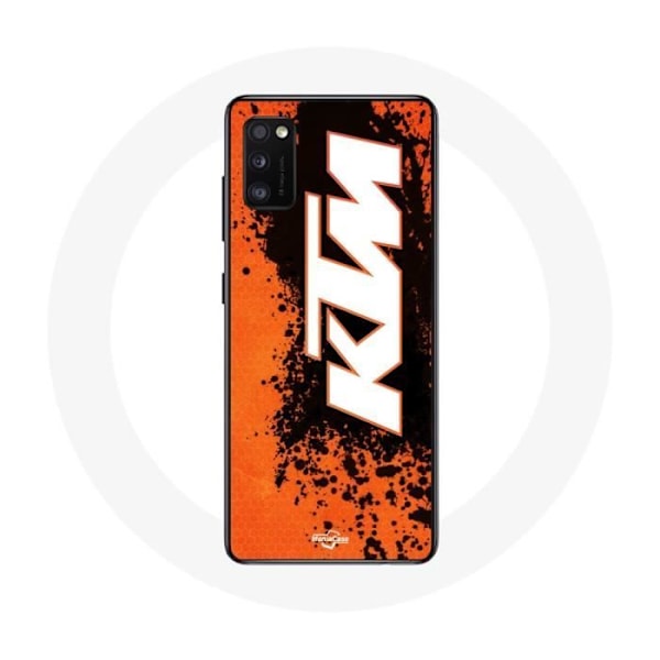 Coque för Samsung Galaxy S20 KTM-logotyp vit bakgrund orange