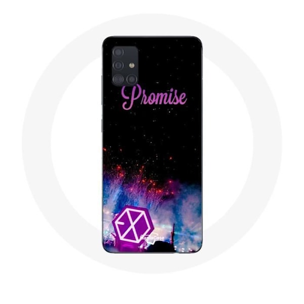 Coque för Samsung Galaxy A51 Exo Grupp K-pop Logotyp Låt Promise