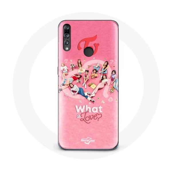 Coque för Huawei P30 Lite TWICE Logotyp Röd Affisch Vad är kärlek