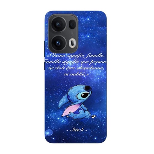 Coque Maniacase för Oppo Reno 13 Pro 5G Stitch disney stitch söt Ohana betyder familj Svart