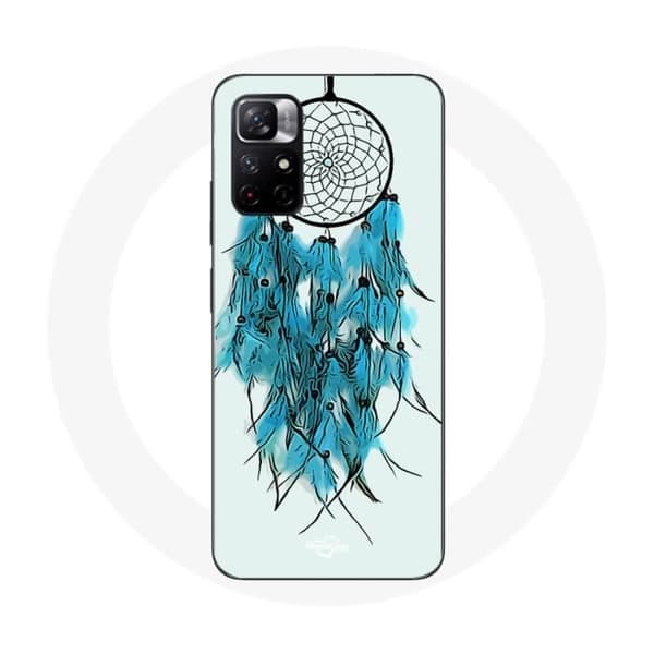 Cover - MANIACASE - Redmi Note 11 5G - Drømmefanger - Blød - Unisex Blå vit