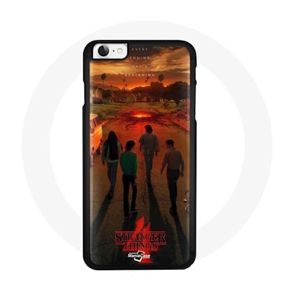 Coque för Iphone 6 Stranger Things Säsong 4 Affisch Konst Utrustningar av Den Nya Teorin