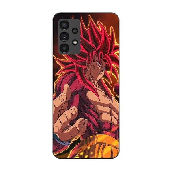 Coque Maniacase För Samsung Galaxy A13 4G Dragon Ball DAIMA Goku Ultime SSJ4 Svart