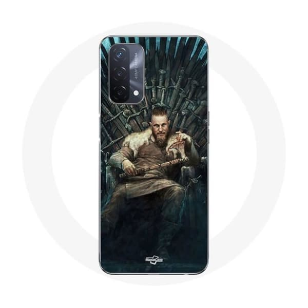 Coque - Maniacase - Oppo A93 5G - Blød - Sort - Vikings/Game of Thrones