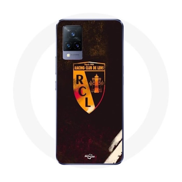 Coque Vivo v21 5G rcl-lins orange med svart bakgrund