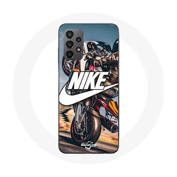 Coque - Maniacase - Samsung Galaxy A23 4G - Nike-logotyp - Silikon - Mjuk svart