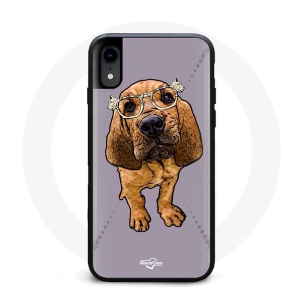 Iphone XR Brown Floppy Ears Cover