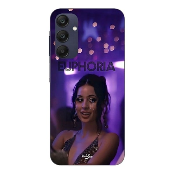 Coque - Samsung - Galaxy A25 - Euphoria Series - Mjuk - Svart