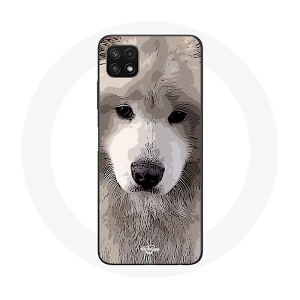 Coque - Samoyed - Samsung Galaxy A22 5G - Blød - Grå - Beskyttelse Grå