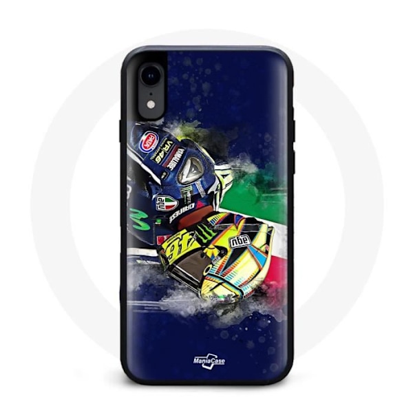 Coque - Valentino Rossi - Iphone XR - Flexibel - Blå - Monstermönster