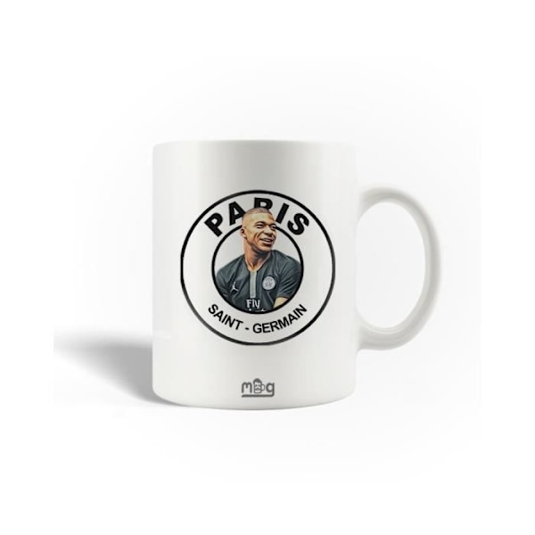 Mugg - PSG - Kylian Mbappé - Keramik - 30cl - Tål diskmaskin