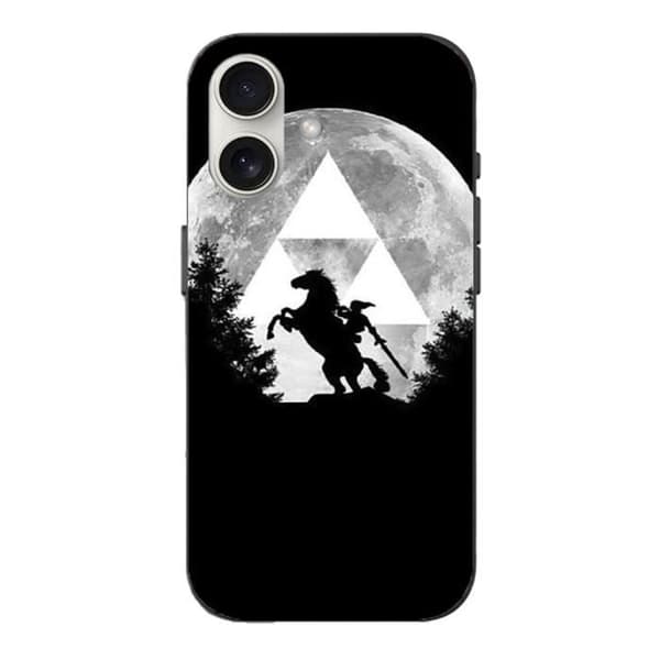 Coque - Legend of Zelda - Iphone 16 Plus - Blød - Sort - Unisex