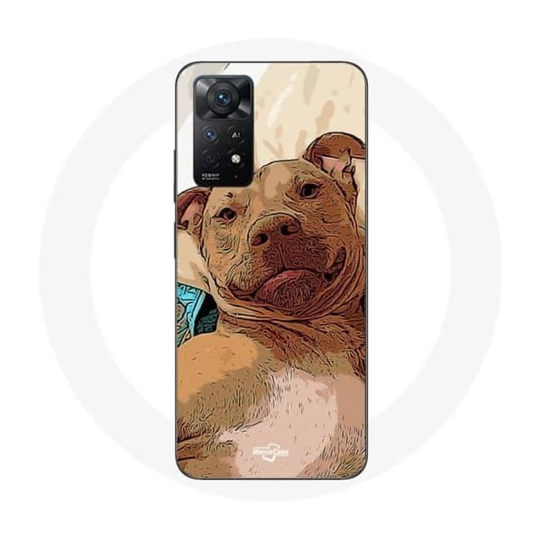 Coque - Redmi - Note 11 Pro 5G - Blød - American Pit Bull Terrier - Brun kastanj