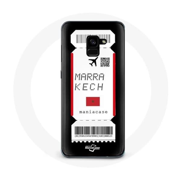 Cover til Samsung Galaxy A8 Plus Flybillet Marrakech Marokko
