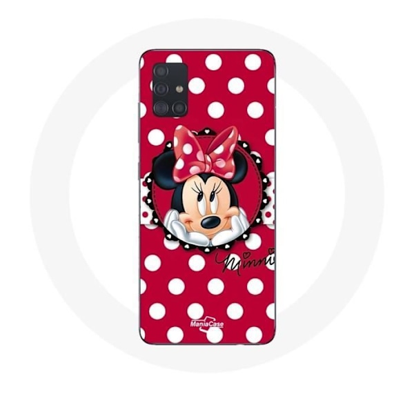 Coque för Samsung Galaxy A71 Minnie Mouse Tecknad Röd