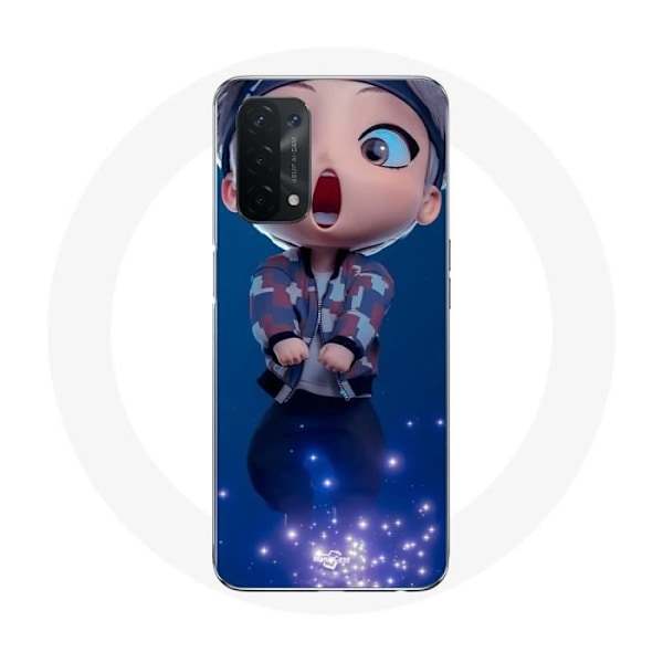 Coque för Oppo A74 BTS TinyTAN Animation V Mic Drop