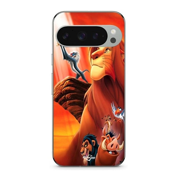 Skydd - MANIACASE - Google Pixel 9 Pro - Silikon - Mjuk - Lejonkungen Svart