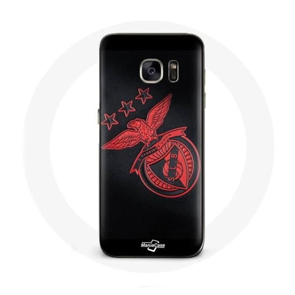 Coque - SLB Benfica - Samsung Galaxy S6 - Blød - Sort - Syntetisk Svart