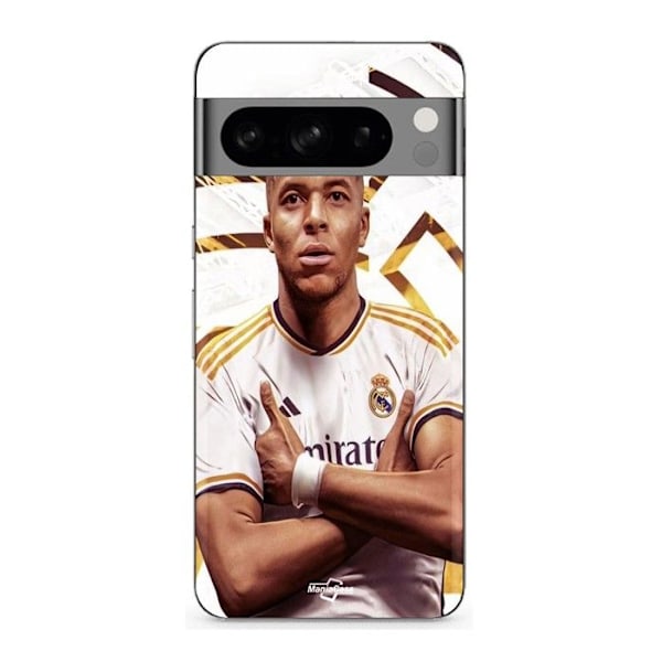 Coque - MANIACASE - Google Pixel 8a Pro - Kylian Mbappe - Svart - Mjuk Svart