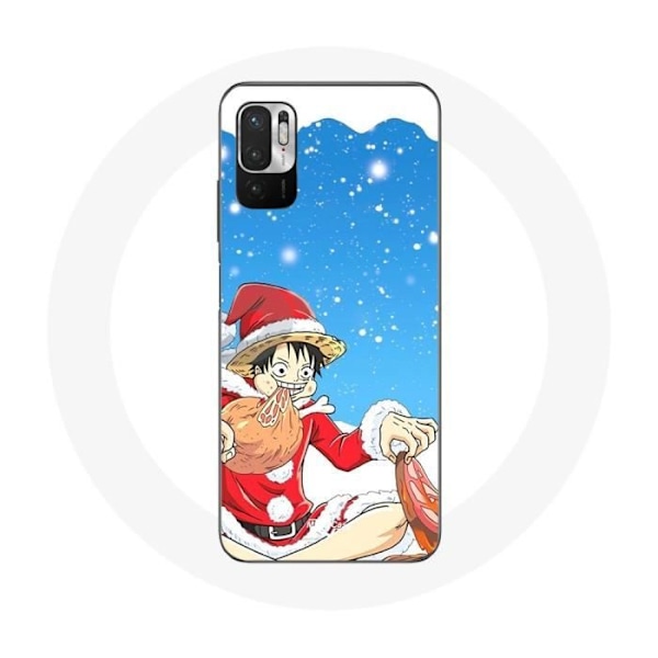 Mobilskal för Xiaomi Poco M3 Pro Anime One Piece Luffy Juldagen 2023