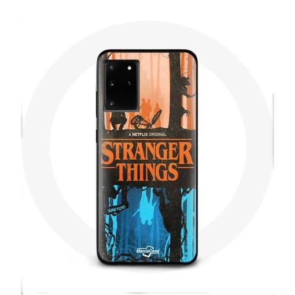 Coque - Samsung - Galaxy S11 Plus - Blød - Hvid - Stranger Things