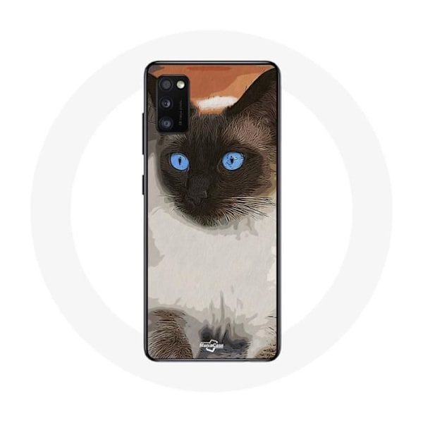 Coque för Samsung Galaxy S20 plus Siamese Svart och vit Blå ögon