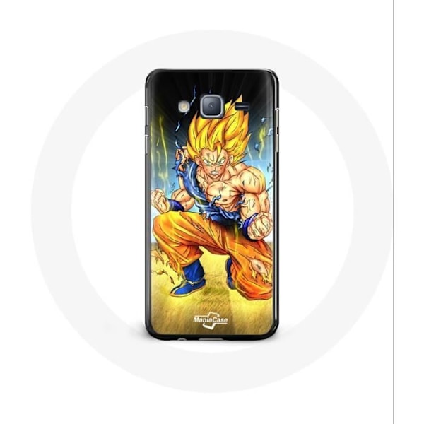 Coque för Samsung Galaxy J3 Son Goku Dragon Ball arg kropp