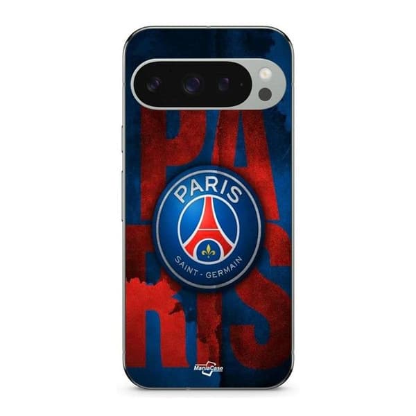 Cover til Google Pixel 9 Pro Paris Saint Germain FC Logo svart