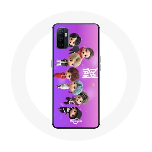 Coque för Oppo A53 BTS TinyTAN Animation Affisch RM Jin Suga J-Hope Jimin Jungkook Och V Mic Drop Dansa