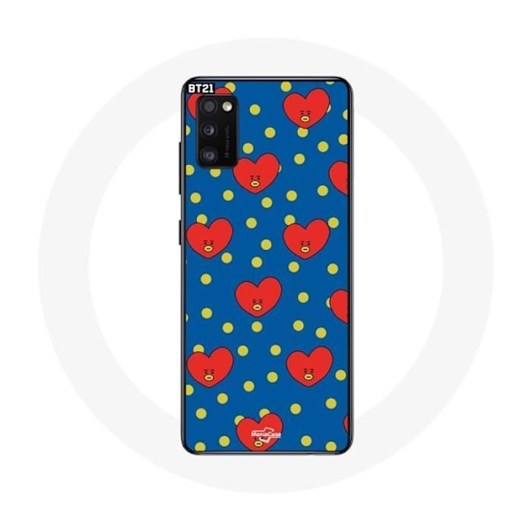 Coque för Samsung Galaxy S20 Plus BTS Bangtan Killar BT21 TATA med Blått V Fond