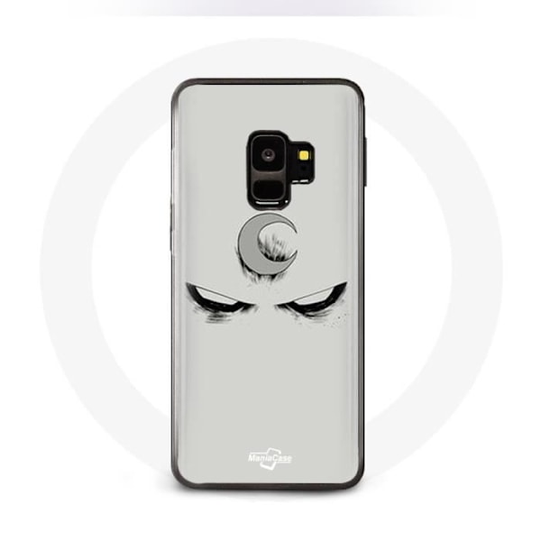 Skyddsskal - Batman - Moon Knight - Samsung Galaxy S9 Plus - Grå - Stötskydd Svart