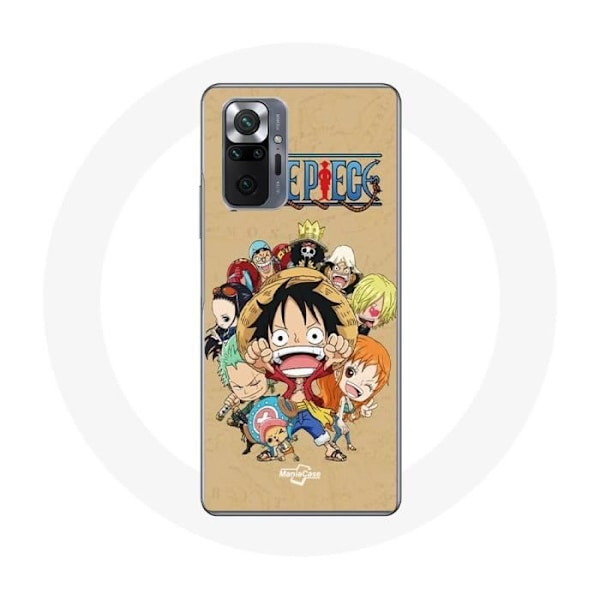 Coque för Xiaomi Redmi Note 10 Pro One Piece Manga Straw Hat Crew