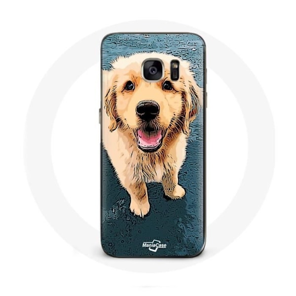 Case för Samsung Galaxy S6 Golden retriever Valp