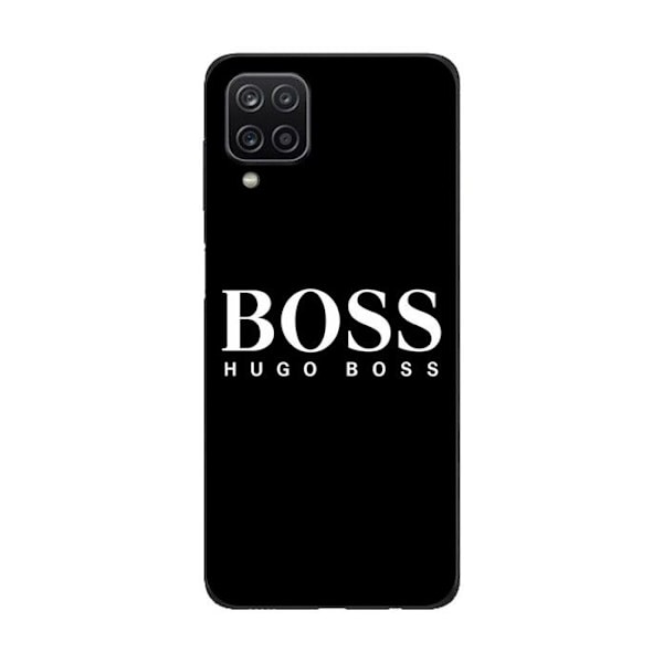 Coque Maniacase För Samsung Galaxy A12 Boss Hugo Svart