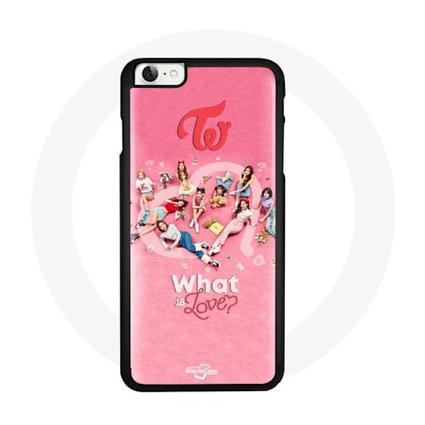 Coque för Iphone 4 TWICE Logotyp Röd Affisch What Is Love