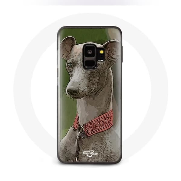Coque - Samsung - Galaxy S9 - Souple - Lévrier greyhound - Grå Grå