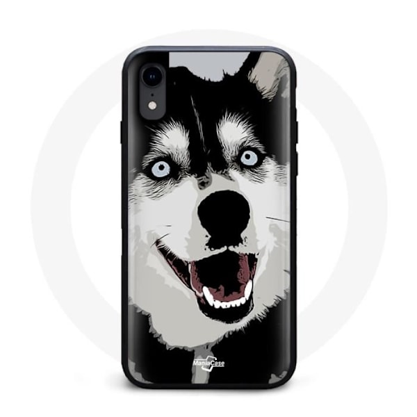 Iphone X Husky Sort og Hvid Cover