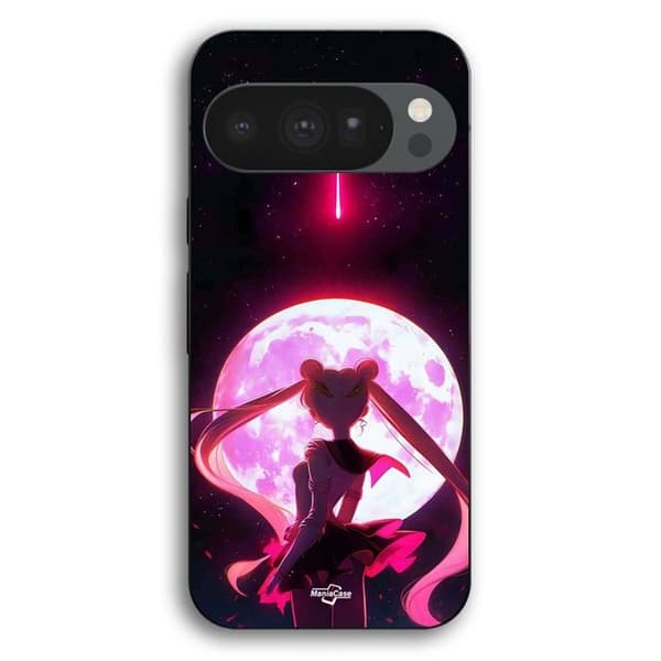 Cover til Google Pixel 10 Pro Sailor Moon fuldmåne komet Maniacase Svart