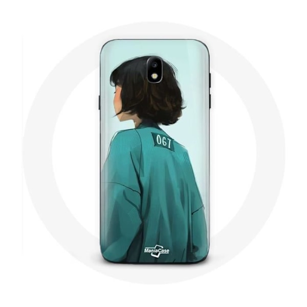 Coque för Samsung Galaxy j7 2017 Squid Game Kang Sae Byeok Nummer 067 konst