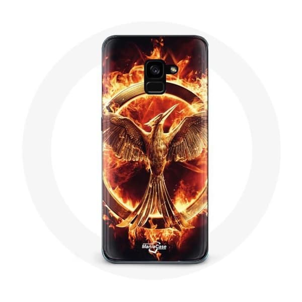 Coque Samsung Galaxy A8 Plus Nälkäpelit Elokuvan Logo