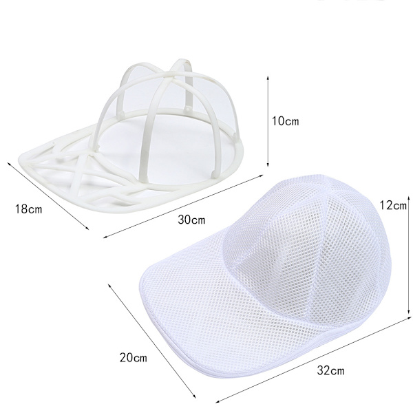 Hattevaskepose anti-deformations mesh pose polyester vaskemaskine hat mesh pose