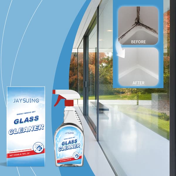 NY 200ml/æske Glasrens, Husholdningspletfjerner, Brusebads- og Badekar Glasrens