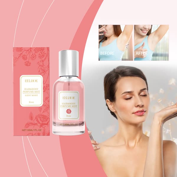 30 ml/förpackning Ros Body- & Hårparfymspray - Fräsch, elegant och långvarig doft.