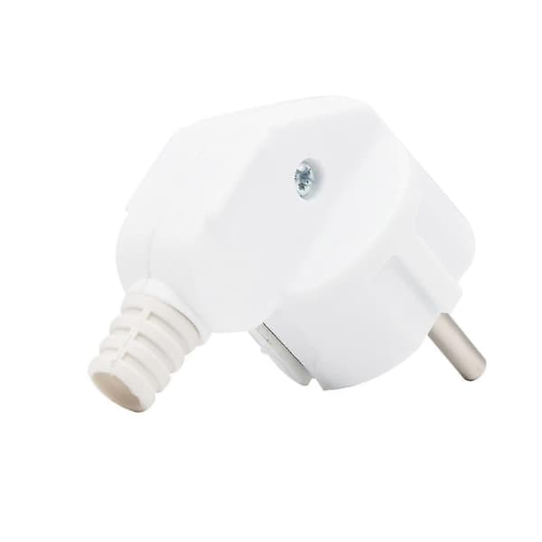 (NY) 3-pakning plugger, gummiisolerte kontaktplugger, 250v (16a) plugger, vinklede plugger, vanntette utendørs stikkontakter