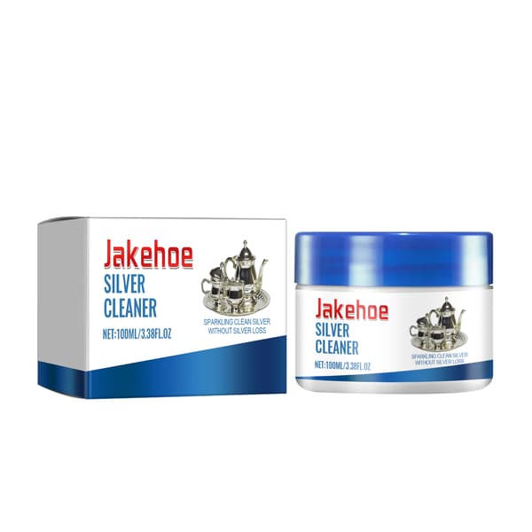 100 ml/æske Sølv Smykker Rensecreme - Renser sorte og gule pletter på sølvgenstande, herunder ringe, kopper og halskæder.