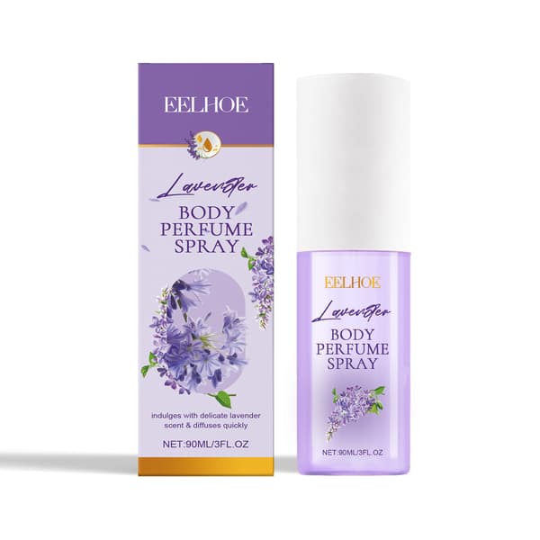 90 ml/boks Lavendel Kroppsparfymespray - Langvarig, behagelig og forfriskende blomsterduft.