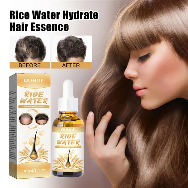 Hårförtjockande Essens (30ml/förpackning) - Reparerar torrt, slätt hår, hårbottenmassage och konditionering.